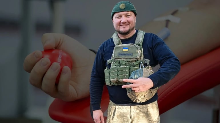 «Кров — це ресурс, який рятує життя»: військовослужбовець із Сарн закликає долучатися до донорства