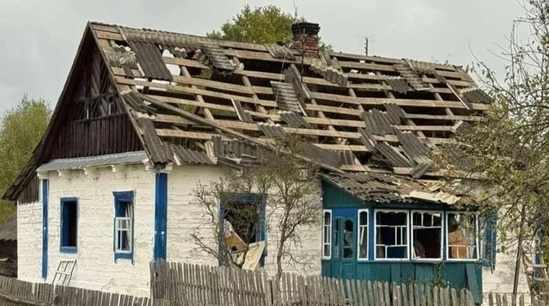 На Сарненщині через повітряну атаку рф постраждала жінка — вона у лікарні