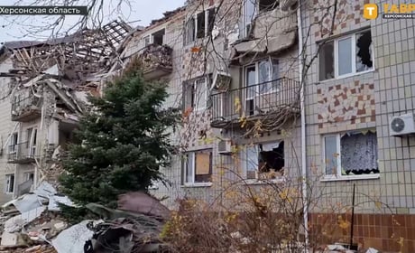 Окупаційний телеканал заперечує українську допомогу Олешкам: що свідчать інші джерела