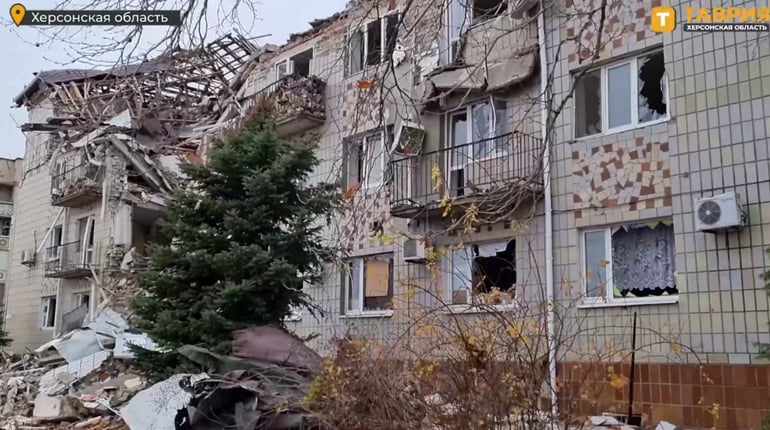 Окупаційний телеканал заперечує українську допомогу Олешкам: що свідчать інші джерела