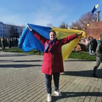 Зберегла прапор в окупації