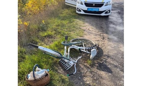 На Фастівщині 76-річний велосипедист потрапив у ДТП