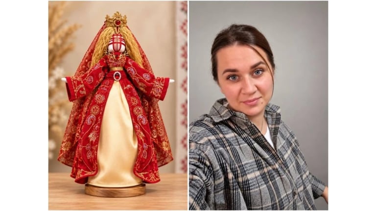 Символ незламності української жінки: ляльки-мотанки талановитої фастівчанки Олександри Калініченко