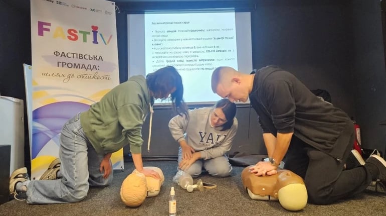 У Фастівській громаді провели сім тренінгів із домедичної допомоги