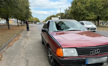 У Шостці водій автомобіля Audi збив 73-річного велосипедиста