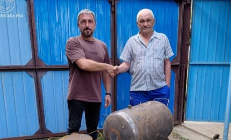 Ветерани Шосткинщини отримали буржуйки й водонагрівачі від партнерів із Нової Зеландії