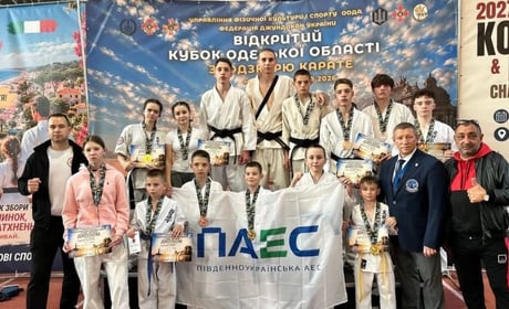 Південноукраїнські каратисти здобули 13 медалей на Відкритому кубку Одещини з Годзю-рю