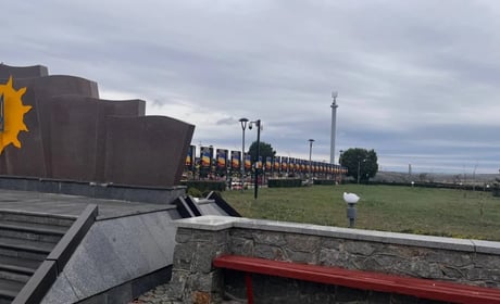 У Південноукраїнську жінка трощила ліхтарі на Алеї Пам’яті: що відомо