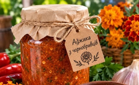 Аджика з чорнобривців: рецепт Зореслави Клименко