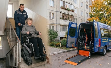 Безкоштовне соціальне таксі у Південноукраїнську: як працює та хто може скористатися послугою