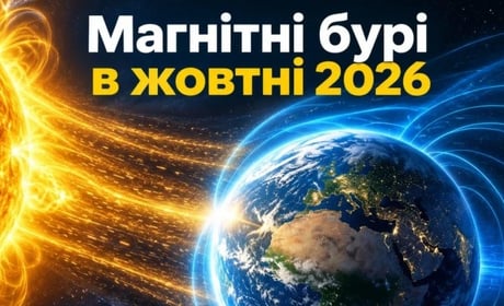Магнітні бурі у жовтні 2026: до чого готуватися метеочутливим