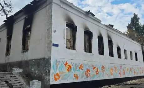 У Каховському районі через обстріли пошкоджені селищна рада, музична школа та музей