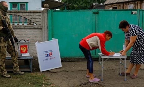 Росія не рахуватиме окремо бюлетені дострокового голосування на ТОТ Херсонщини