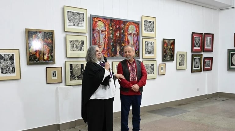 В Івано-Франківську проходить виставка митця з Дрогобиччини Ярослава Даниліва