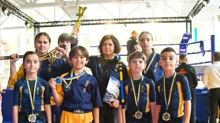 Вісім золотих медалей на сімох: спортсмени з Дрогобичини стали чемпіонами України з кікбоксингу