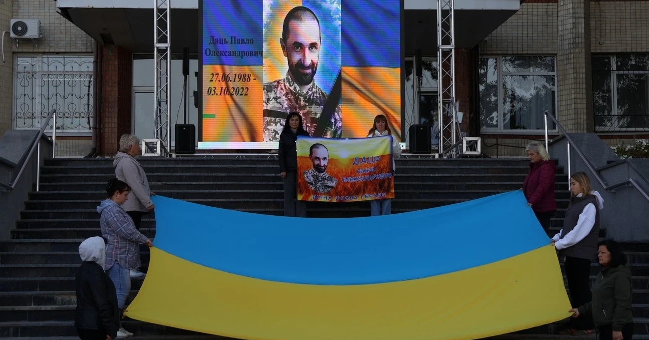 У Городку вшанували пам’ять захисника Павла Даця