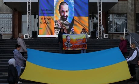 У Городку вшанували пам’ять захисника Павла Даця
