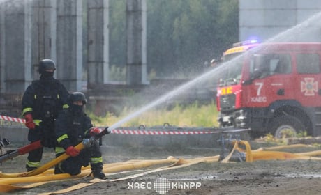 На Хмельницькій АЕС відбулися тактико-спеціальні навчання