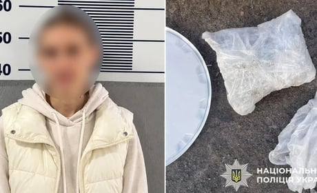 На Шепетівщині поліцейські затримали жінку з півкілограмовим пакунком наркотиків
