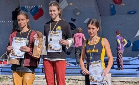 Юні скелелази з Нетішина серед найкращих на Всеукраїнських змаганнях