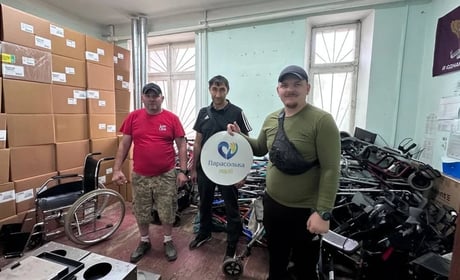 У Біляївці ветерани й люди з інвалідністю можуть отримати засоби реабілітації від волонтерів
