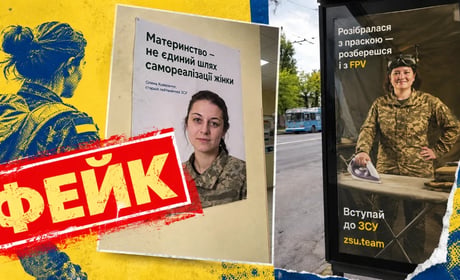 Російська пропаганда вигадує «жіночу мобілізацію» в Україні: замість доказів — ШІ-згенеровані фото