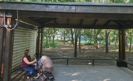 У парку «Дністер» в Біляївці завершили ремонт альтанки: що змінилося