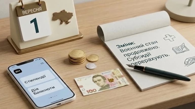 Зміни з 1 вересня в Україні: стипендії, зарплати, нова банкнота
