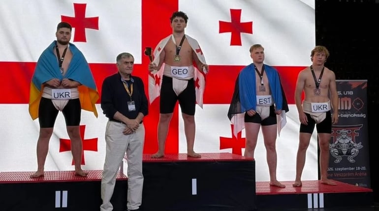 Жовтоводські спортсмени здобули чотири медалі на Чемпіонаті Європи з сумо