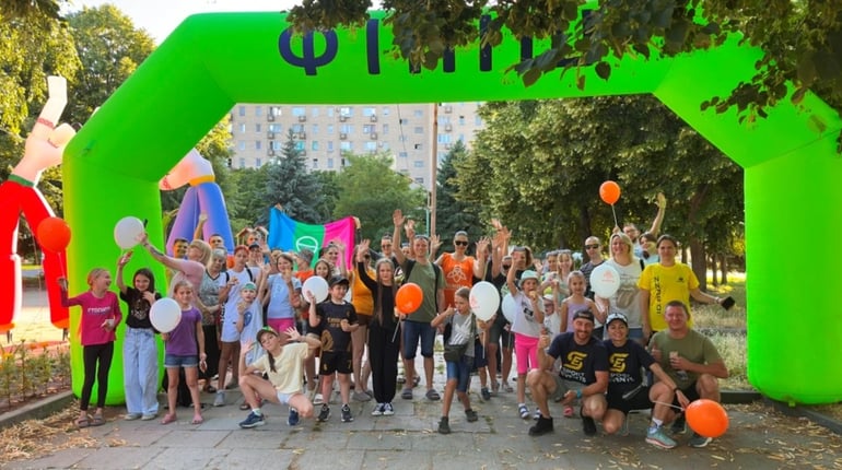 «Рух — профілактика хвороб серця»: як у Жовтих Водах популяризували активний спосіб життя