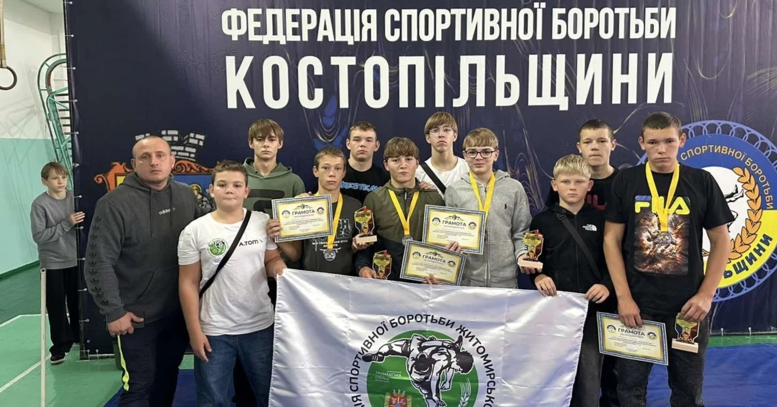 У звягелян чотири призові місця на Всеукраїнському турнірі "Надія – 2026" з греко-римської боротьби
