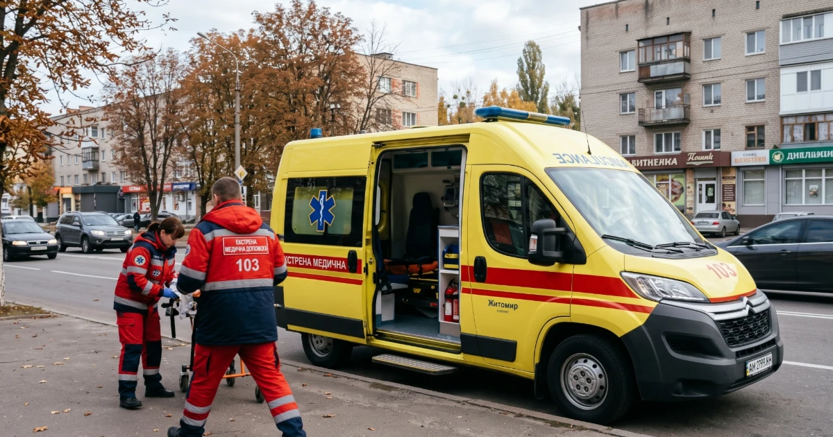 Що робити, якщо лінія "103" не відповідає: резервні контакти швидкої на Житомирщині