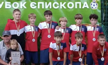 Звягельська команда ДЮКФП здобула срібло на "Кубку Єпископа" у Житомирі