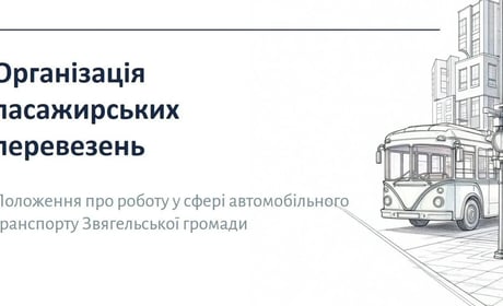 GPS, опитування і конкурси: що передбачає нове Положення про пасажирські перевезення у Звягелі