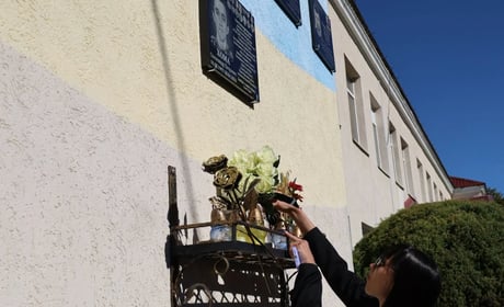 На Звягельщині відкрили меморіальні дошки Захисникам Олександру Хомі та Сергію Магурчаку