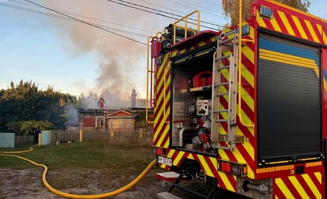 У Звягельському районі під час гасіння пожежі в будинку виявили загиблу людину