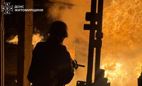 Росіяни два дні поспіль б'ють по енергетичній інфраструктурі Житомирщини