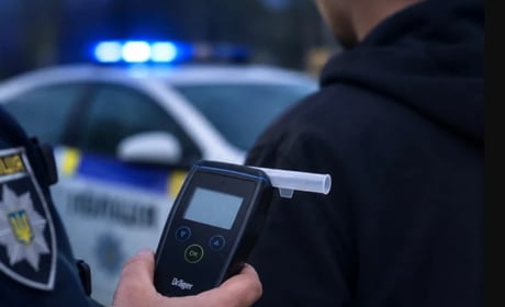 У Звягелі суд покарав нетверезого водія, який хотів дати хабаря патрульним
