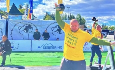 Ветеран зі Звягеля Ілля Сімчук завоював чотири медалі на Strong Spirit’s Games в Австрії