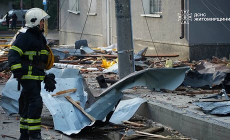 Зросла кількість загиблих внаслідок російського удару по поліції у Житомирі