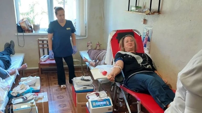 У громаді на Звягельщині 99 жителів долучилися до здачі крові на підтримку ЗСУ