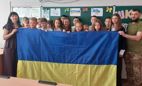 Як живуть військові на передовій: Максим Морква поділився своєю історією зі школярами