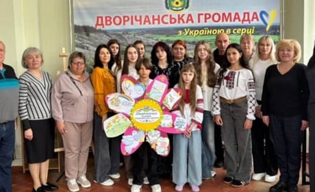 Діти з Дворічанської громади представили 9 робіт на конкурсі «Розквітне Україна»