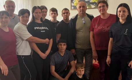 Поліцейські відвідали евакуйований дитячий будинок сімейного типу з Великобурлуцької громади