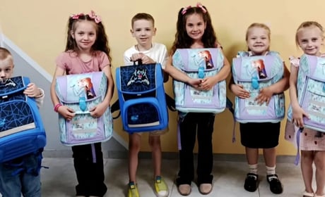 Благодійники підтримали дітей Купʼянської громади із багатодітних родин