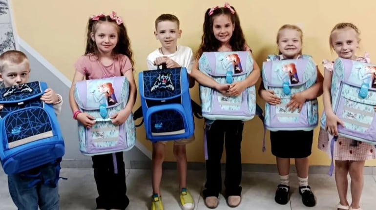 Благодійники підтримали дітей Купʼянської громади із багатодітних родин