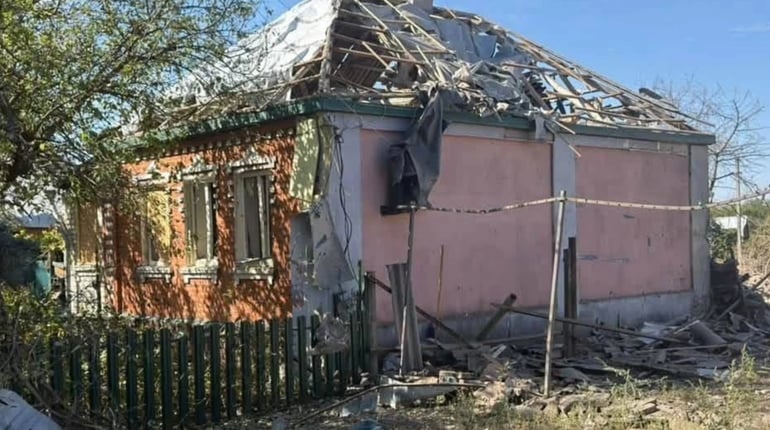 П’ять КАБів по Великому Бурлуку: троє людей поранені, пошкоджені житлові будинки та дитсадок