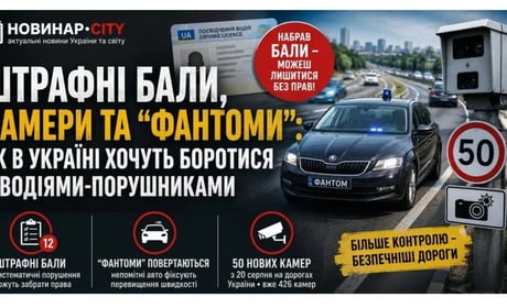 Набрав штрафні бали – залишився без прав: які зміни готують для водіїв-порушників в Україні