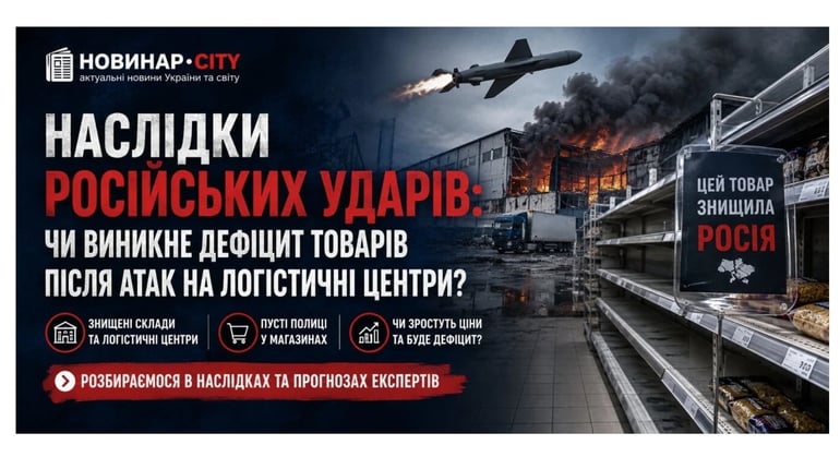Порожні полиці після російських атак: чи загрожує Україні дефіцит продуктів і що буде з цінами
