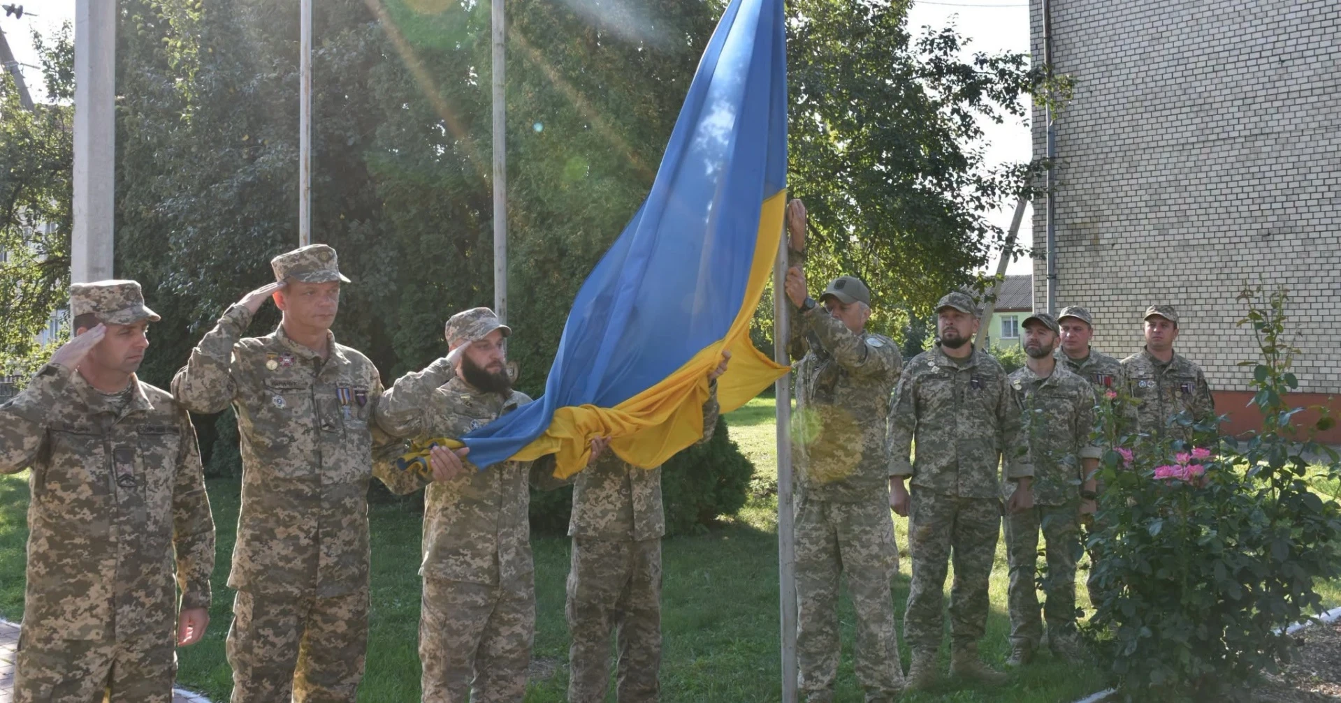 У Старокостянтинові відзначили День синьо-жовтого стяга